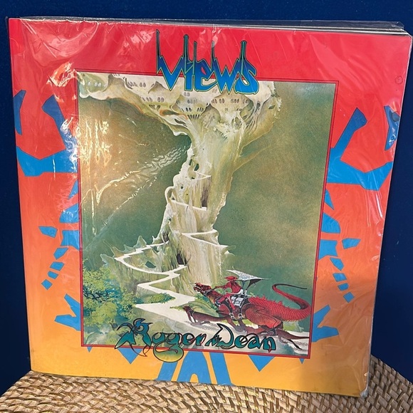 Vintage ROGER DEAN Views PROG ROCK ART DESIGN 1993 Paper Tiger Pomegranate - Picture 1 of 6